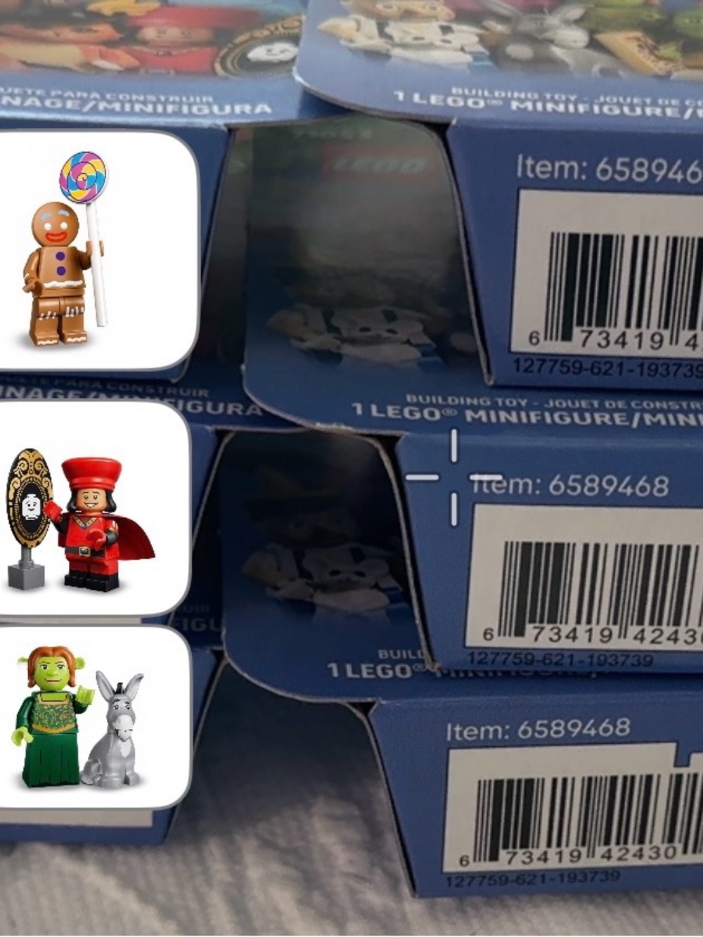 LEGO Shrek Minifigure Mystery Pack - Box of 6
